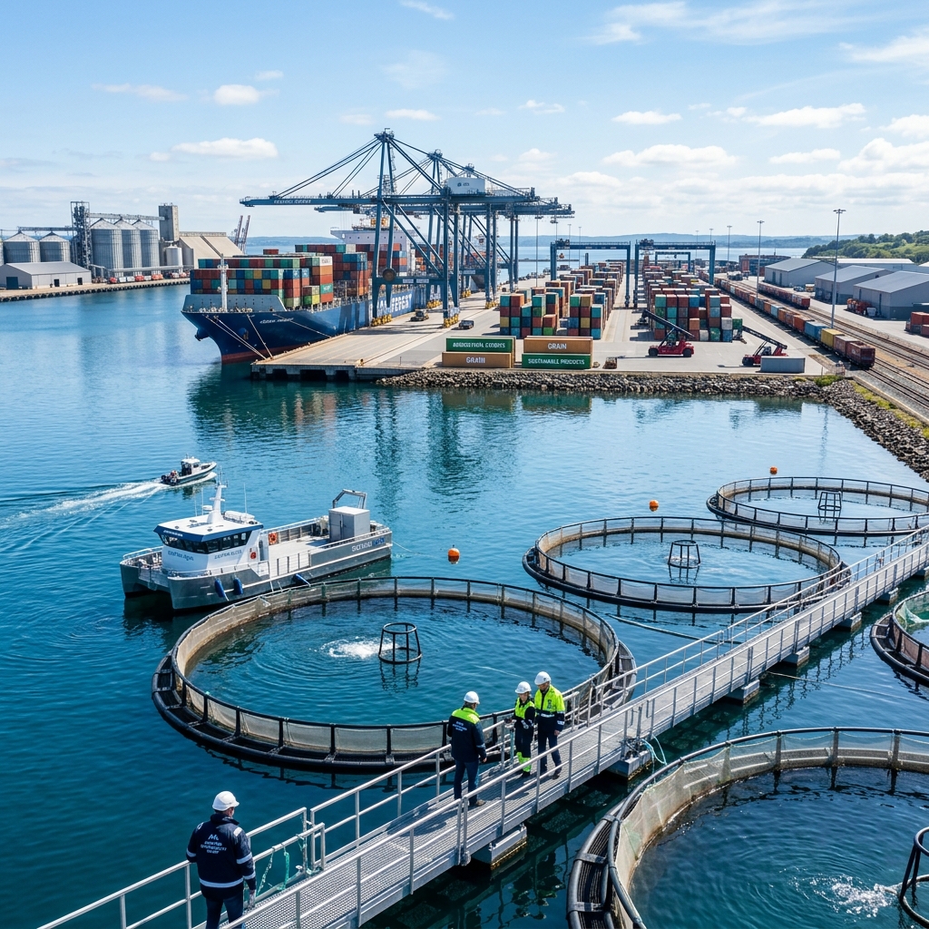 Romulus Fisheries, Agriculture and Ports